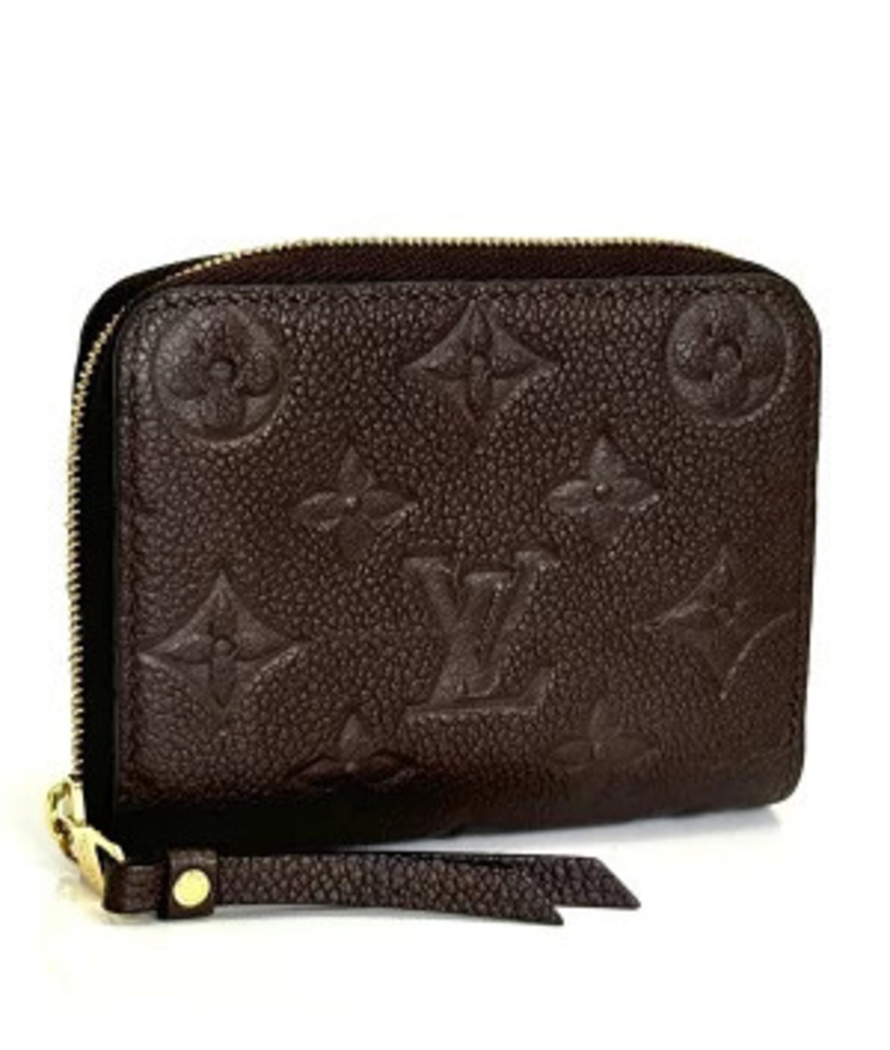 Louis Vuitton Zippy Wallet Coin Case Monogram Empreinte Terre